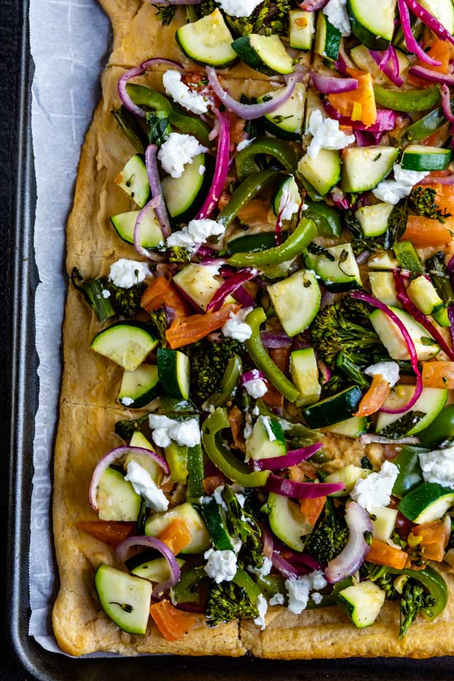 Hummus Pizza Recipe Crazy for Crust