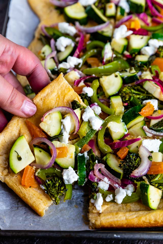 Hummus Pizza Recipe Crazy for Crust