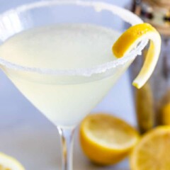 Lemon drop martini