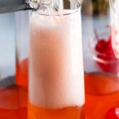 Bubbly rum punch mimosa