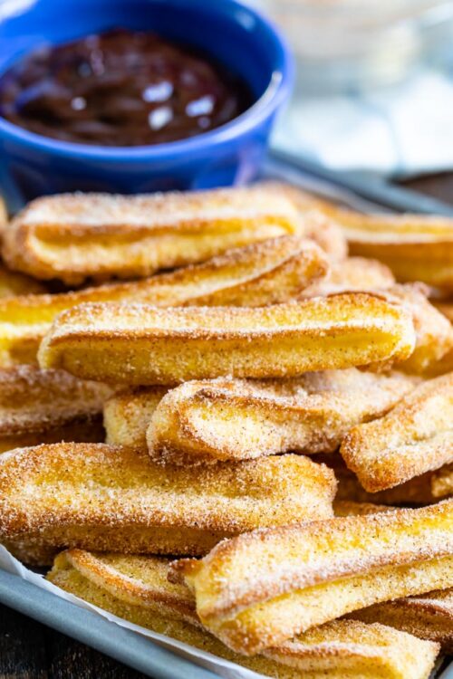 Easy Air Fryer Churros Recipe (with video) Crazy for Crust
