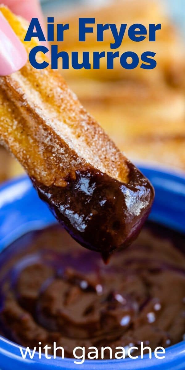 Churros with chocolate sauce