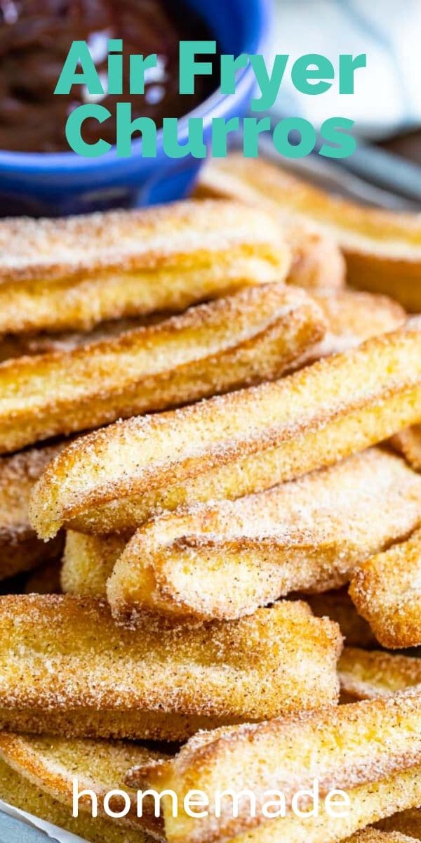 Homemade air fryer churros