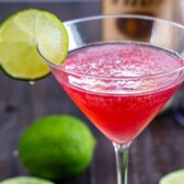 Cranberry martini cocktail
