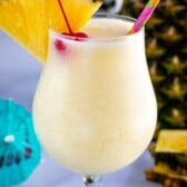 Homemade pina colada