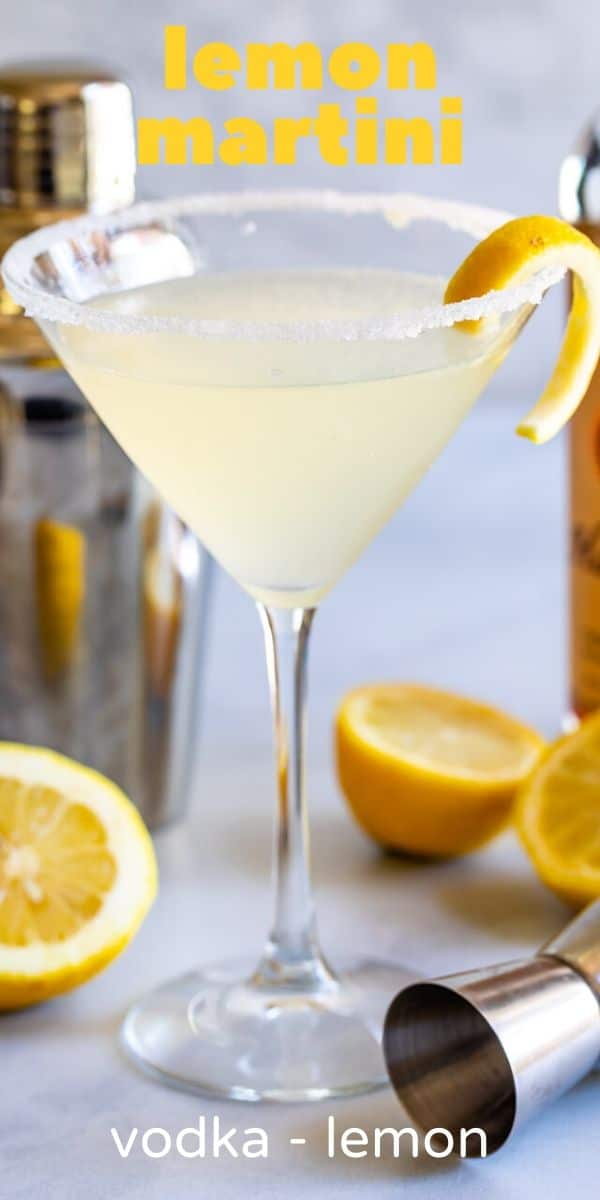 Lemon drop martini