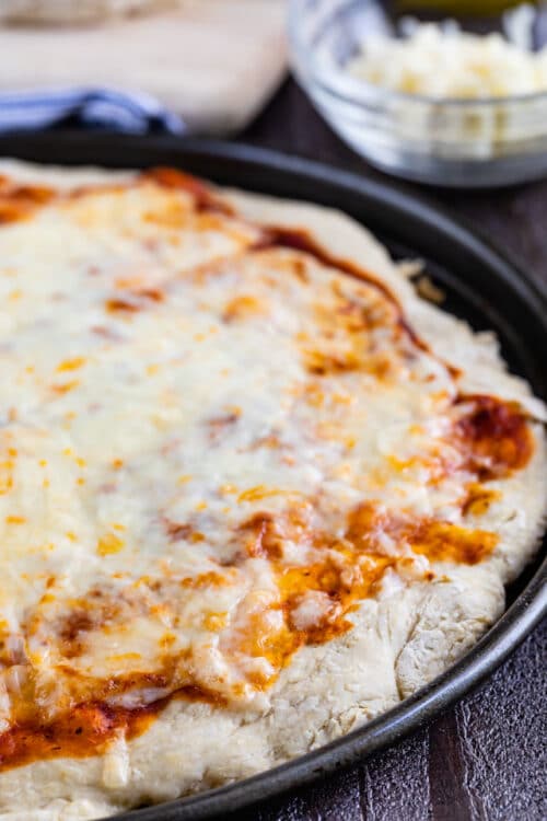 No Yeast Pizza Dough Recipe (5 ingredients) - Crazy for Crust