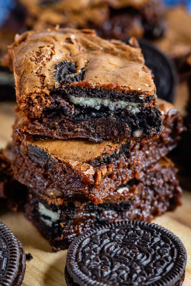 Fudge oreo brownies