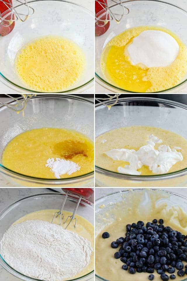 Lemon muffin process
