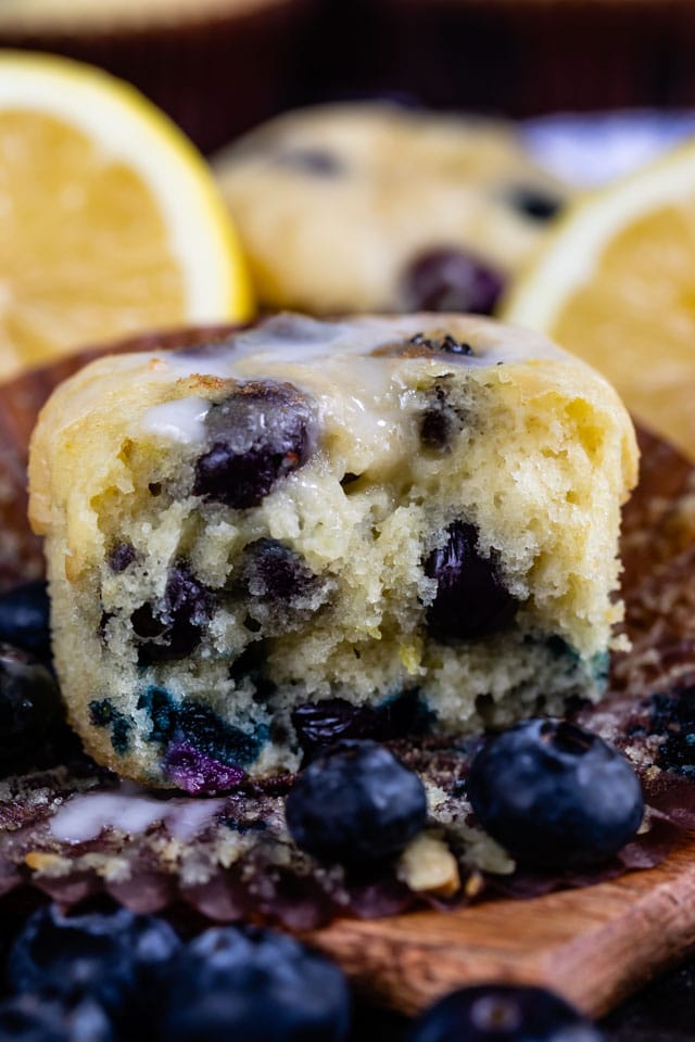 The best lemon blueberry muffins
