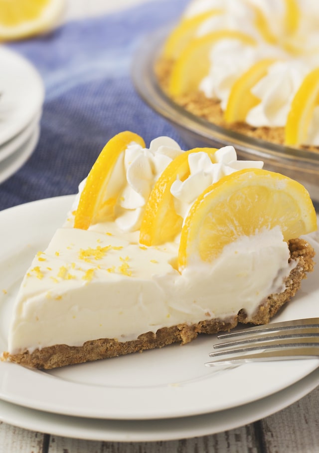 BEST No Bake Lemon Pie Recipe - Crazy for Crust