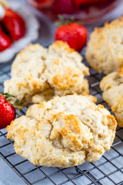 Biscuit Strawberry Shortcake Recipe Crazy for Crust