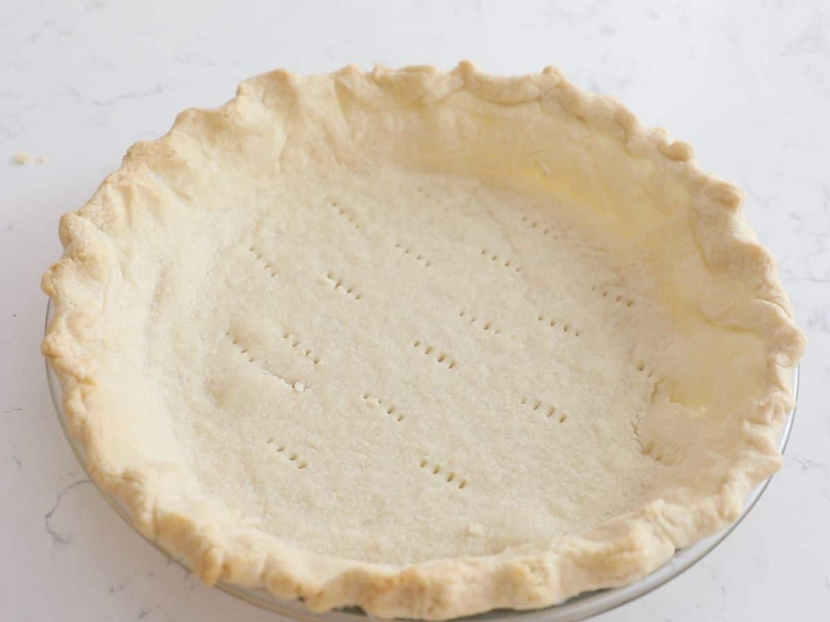blind baked pie crust.
