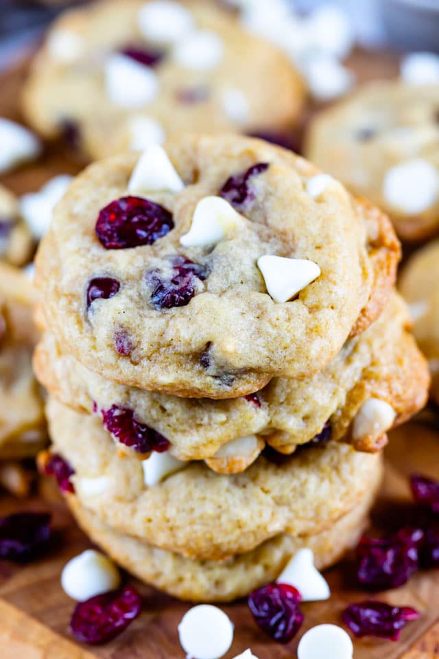 White Chocolate Cranberry Cookies Crazy for Crust