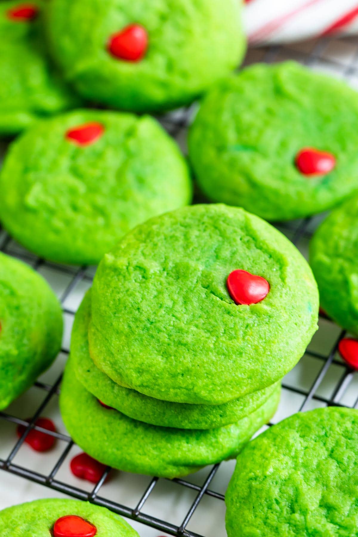 Grinch Sugar Cookies - BEST Easy Recipe💚