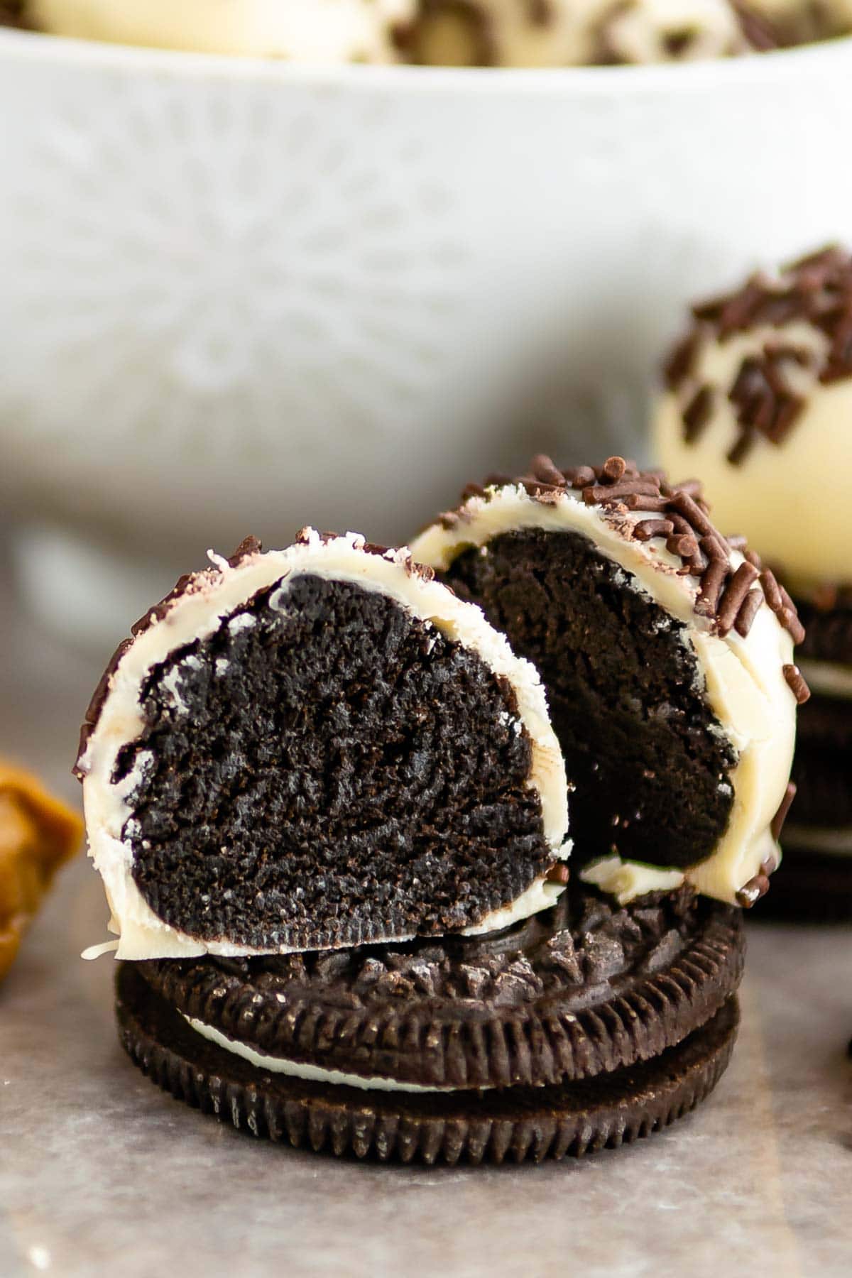 Oreo Truffles Recipe (with coating options) - Crazy for Crust