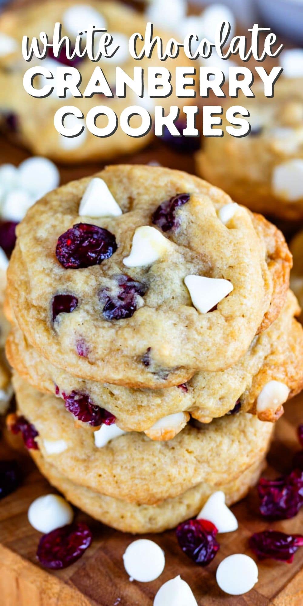 White Chocolate Cranberry Cookies