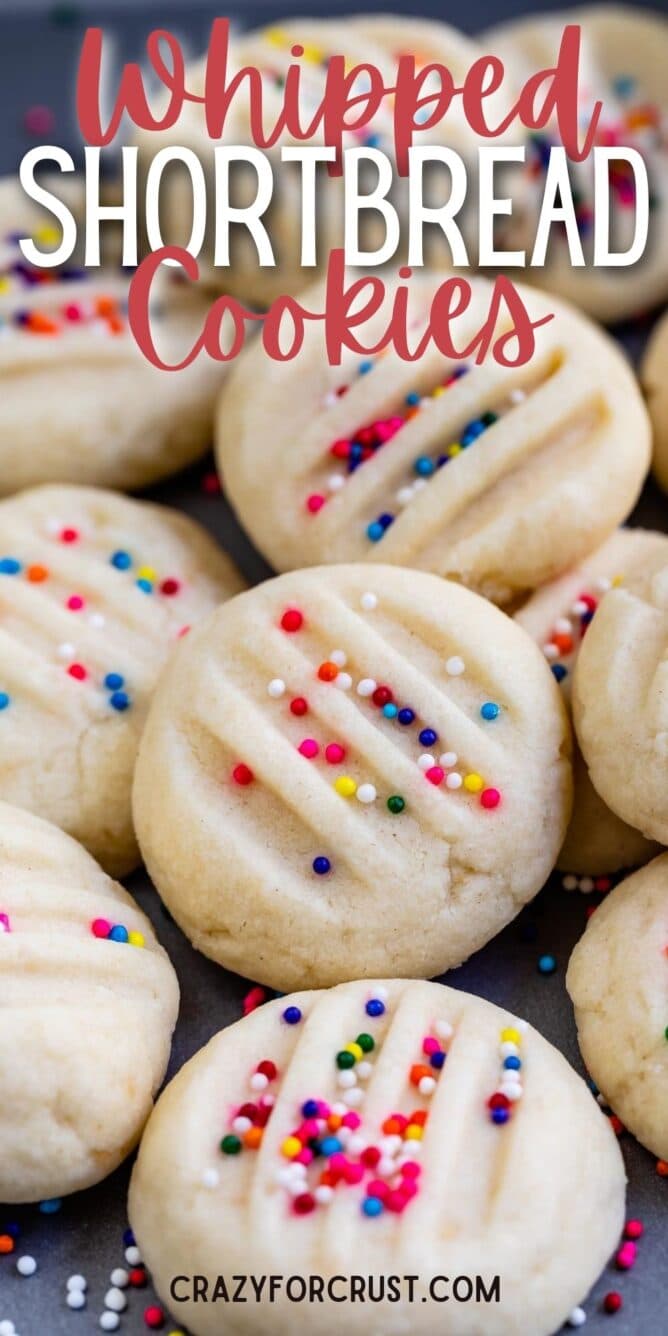 pile of cookies with words on photo