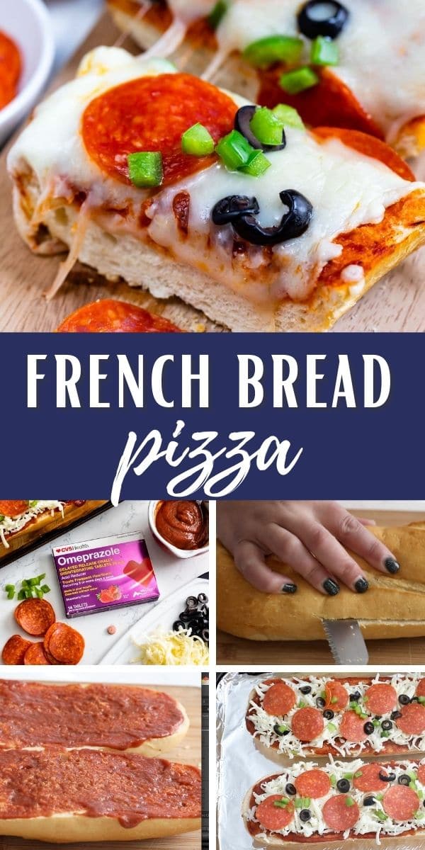 collages of pizza and how to make French bread pizza