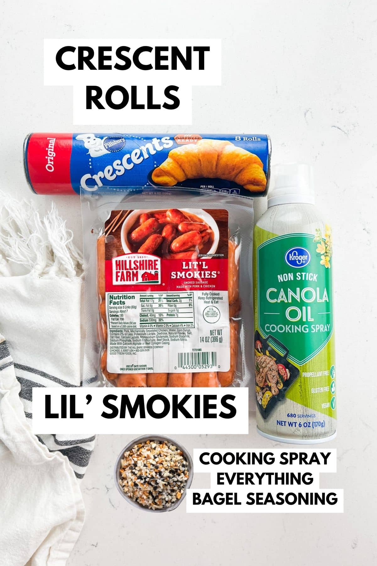 ingredients in pigs in a blanket