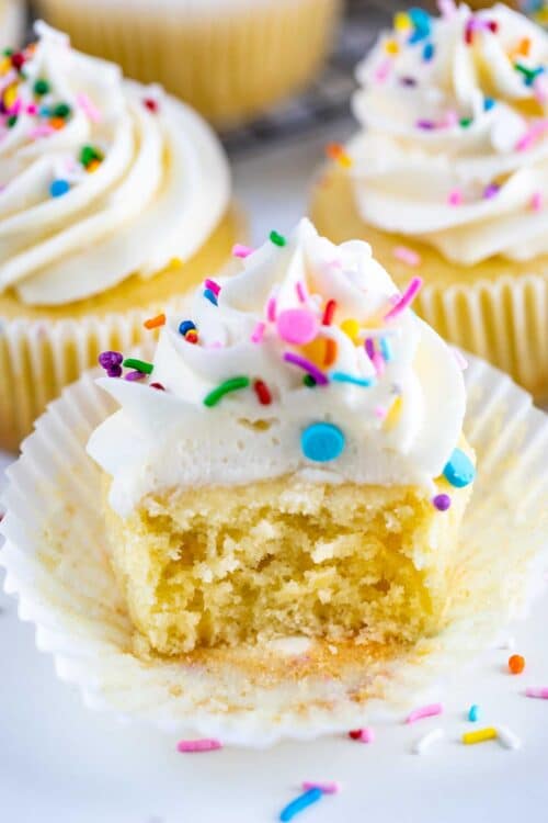 Perfect Vanilla Cupcake Recipe Crazy for Crust