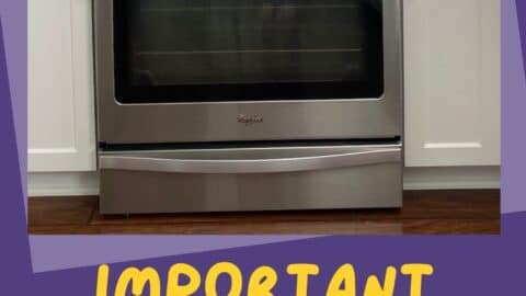photo of oven surrounded by words