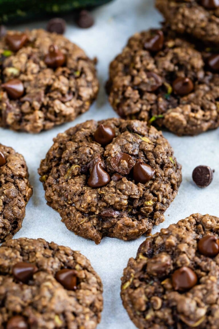Chocolate Oatmeal Zucchini Cookies Crazy for Crust