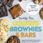 cover of crazy for cookies brownies and bars cookbook
