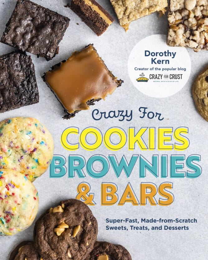 cover of crazy for cookies brownies and bars cookbook