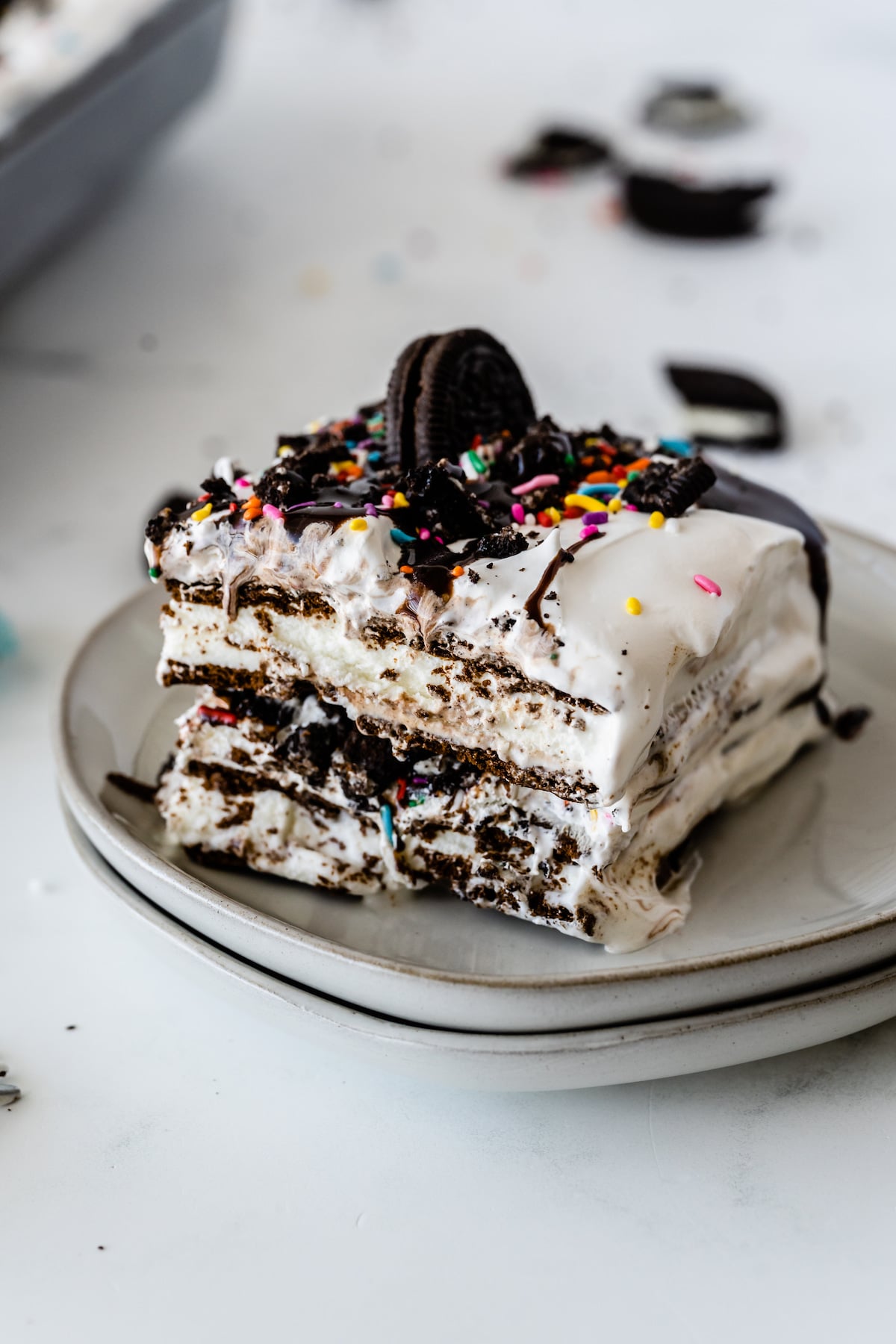 Easy Ice Cream Sandwiches Cake - Sprinkle Bakes