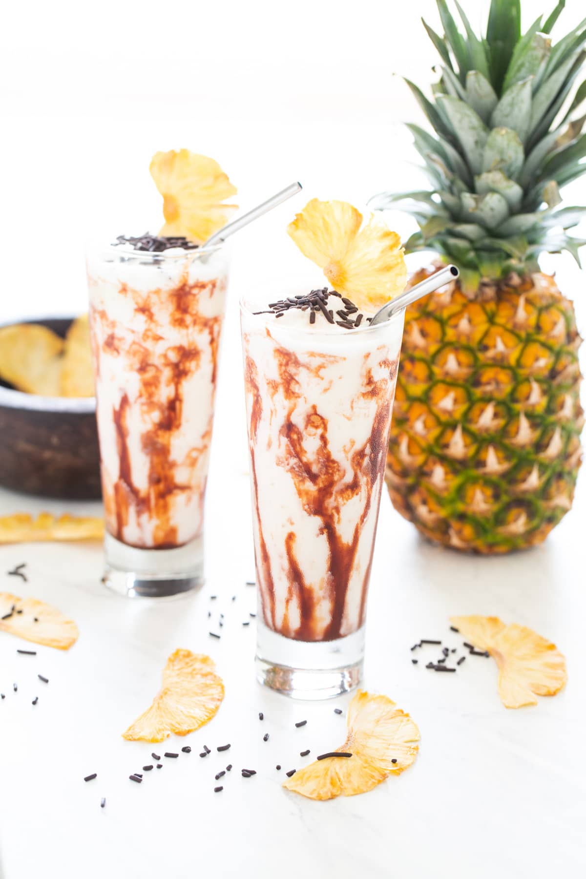 Boozy Chocolate Piña Colada Recipe Crazy for Crust