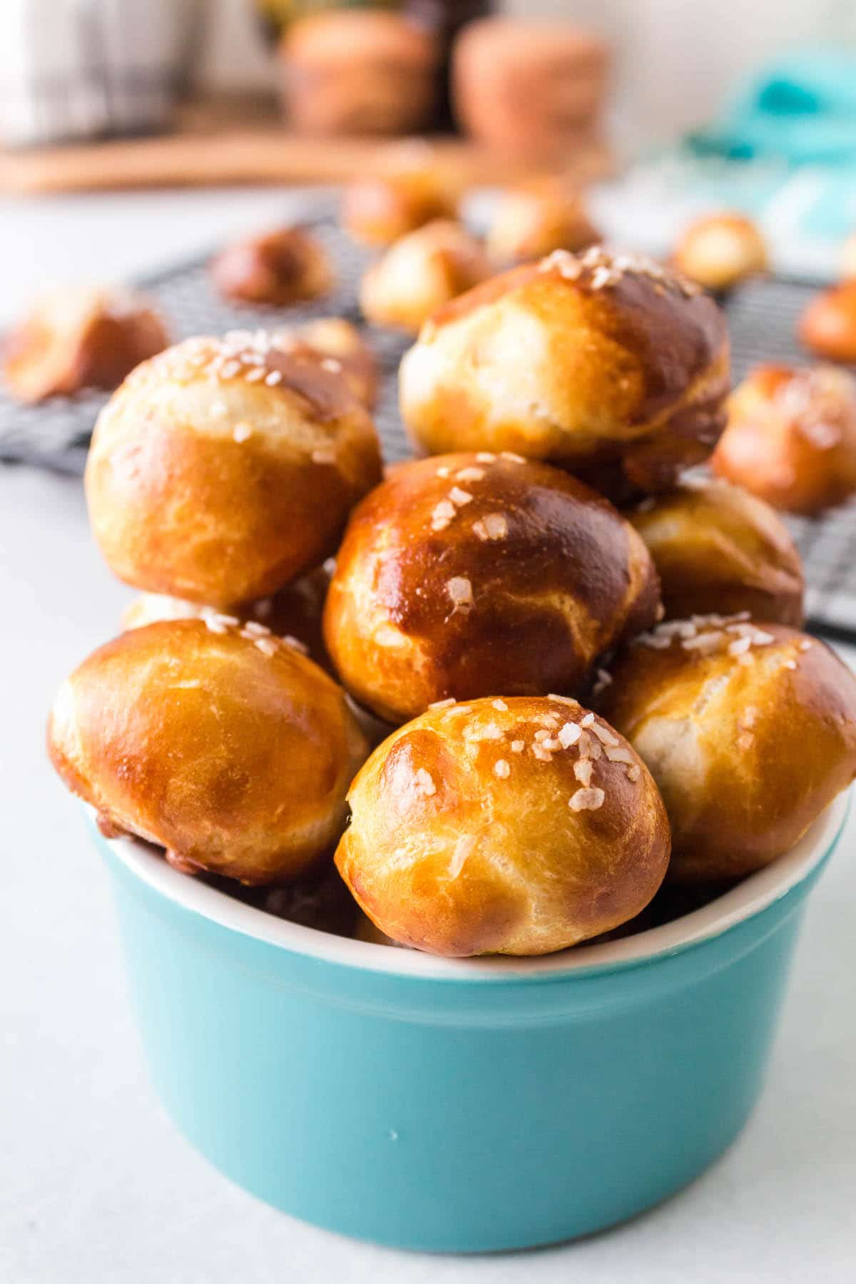 EASY Air Fryer Pretzel Bites Recipe Crazy for Crust