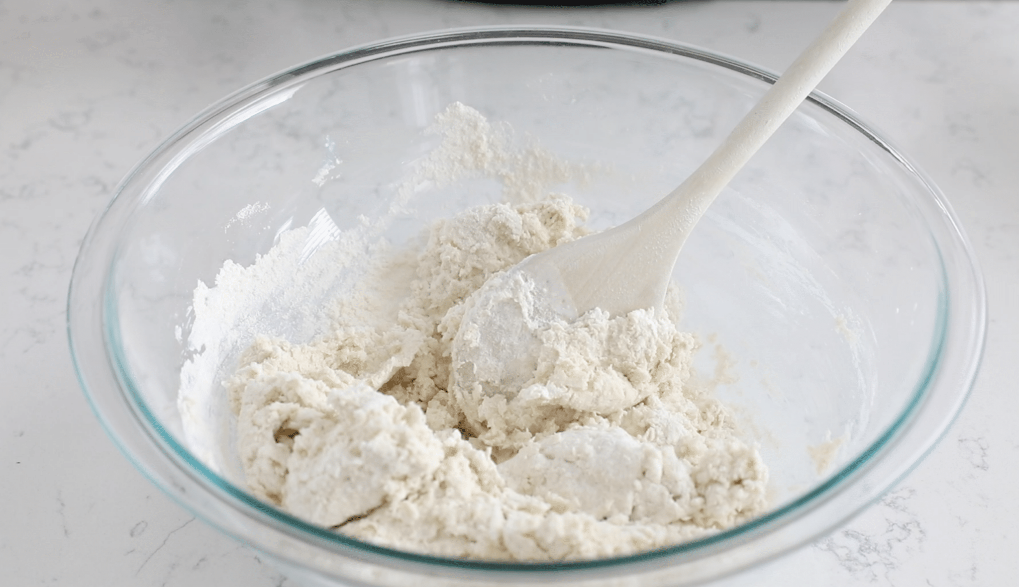 biscuit dough in bowl