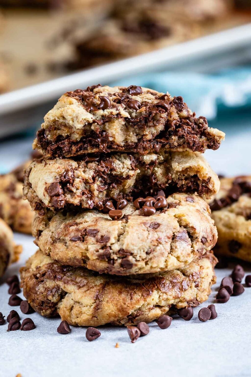 Brown Butter Chocolate Chip Cookies (Bakery Style) Crazy for Crust