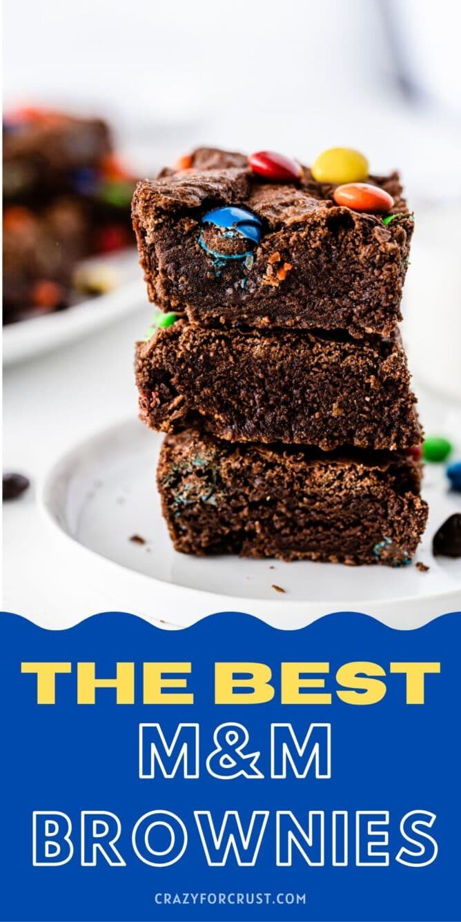 M&M Brownies - Something Sweet Something Savoury