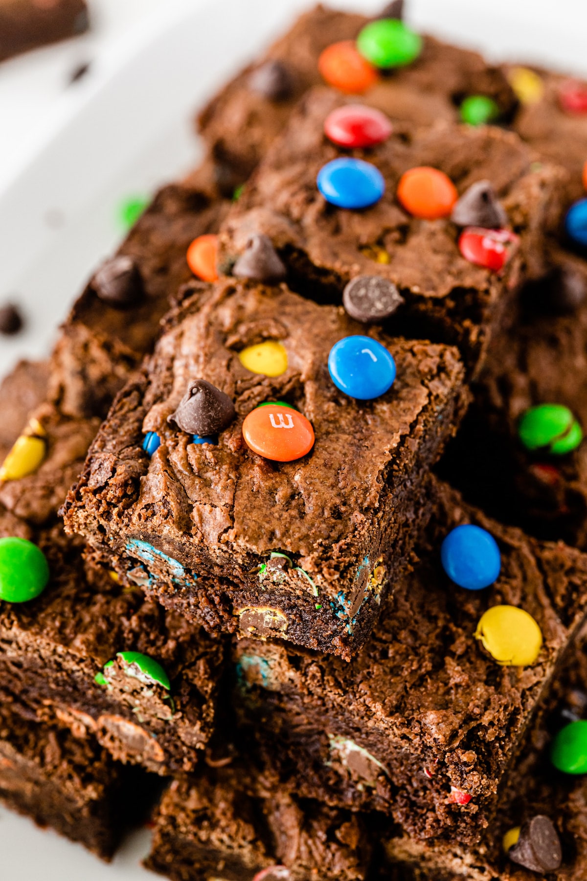 2022 Christmas M M Brownie Recipe Best Fudgy M&M Brownies Recipe - Crazy For Crust