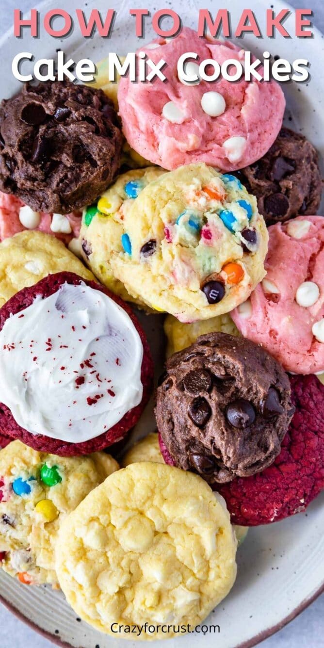 Easiest Cake Mix Cookies (28 ingredients) - Crazy for Crust