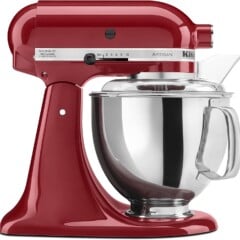 red stand mixer