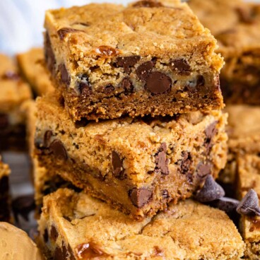 stack of cookie bars