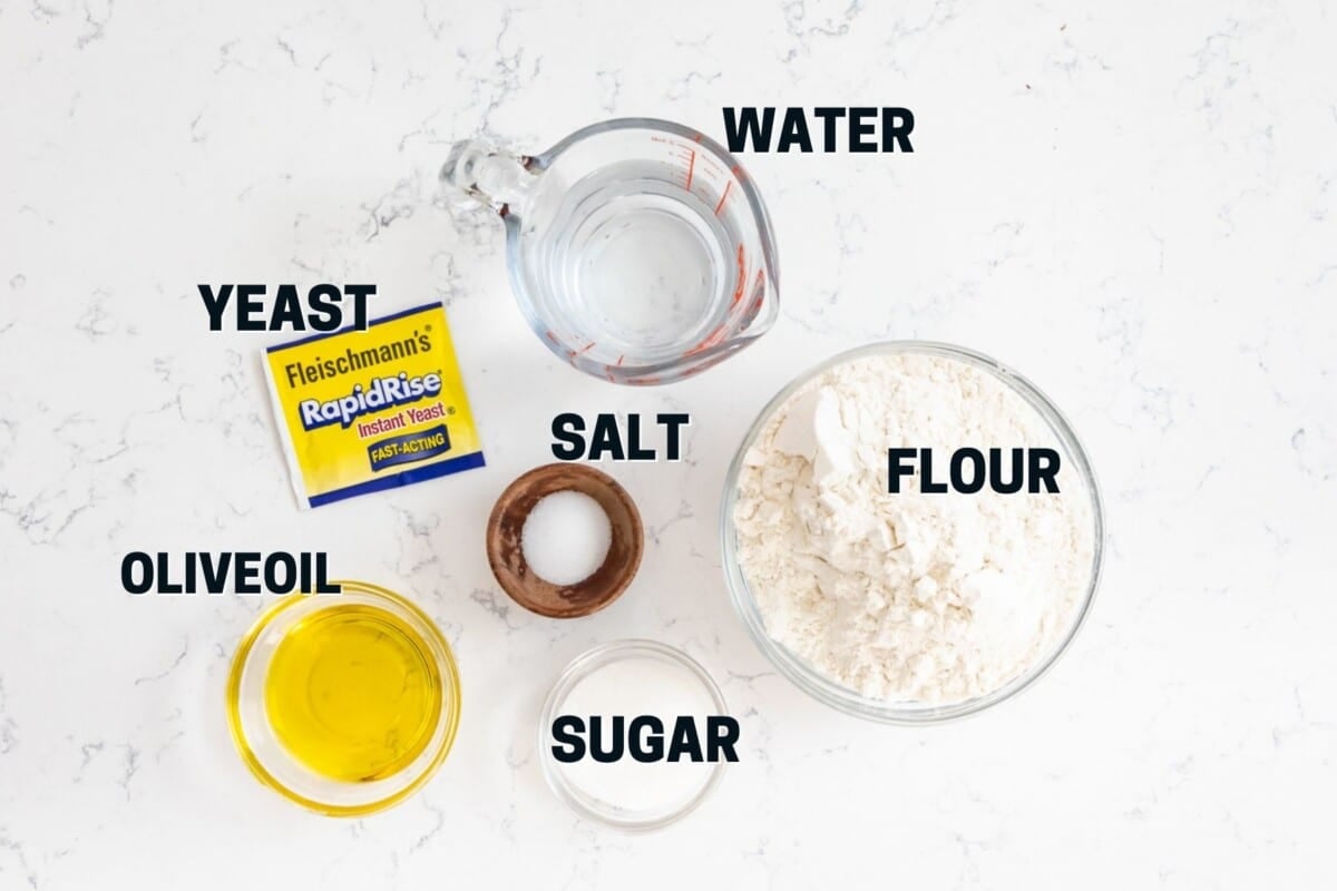 ingredients in pizza dough