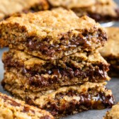 Stack of three carmelita bars