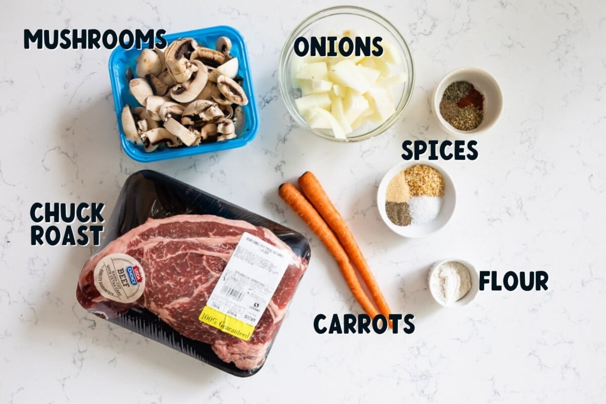 Ingredients in POT ROAST