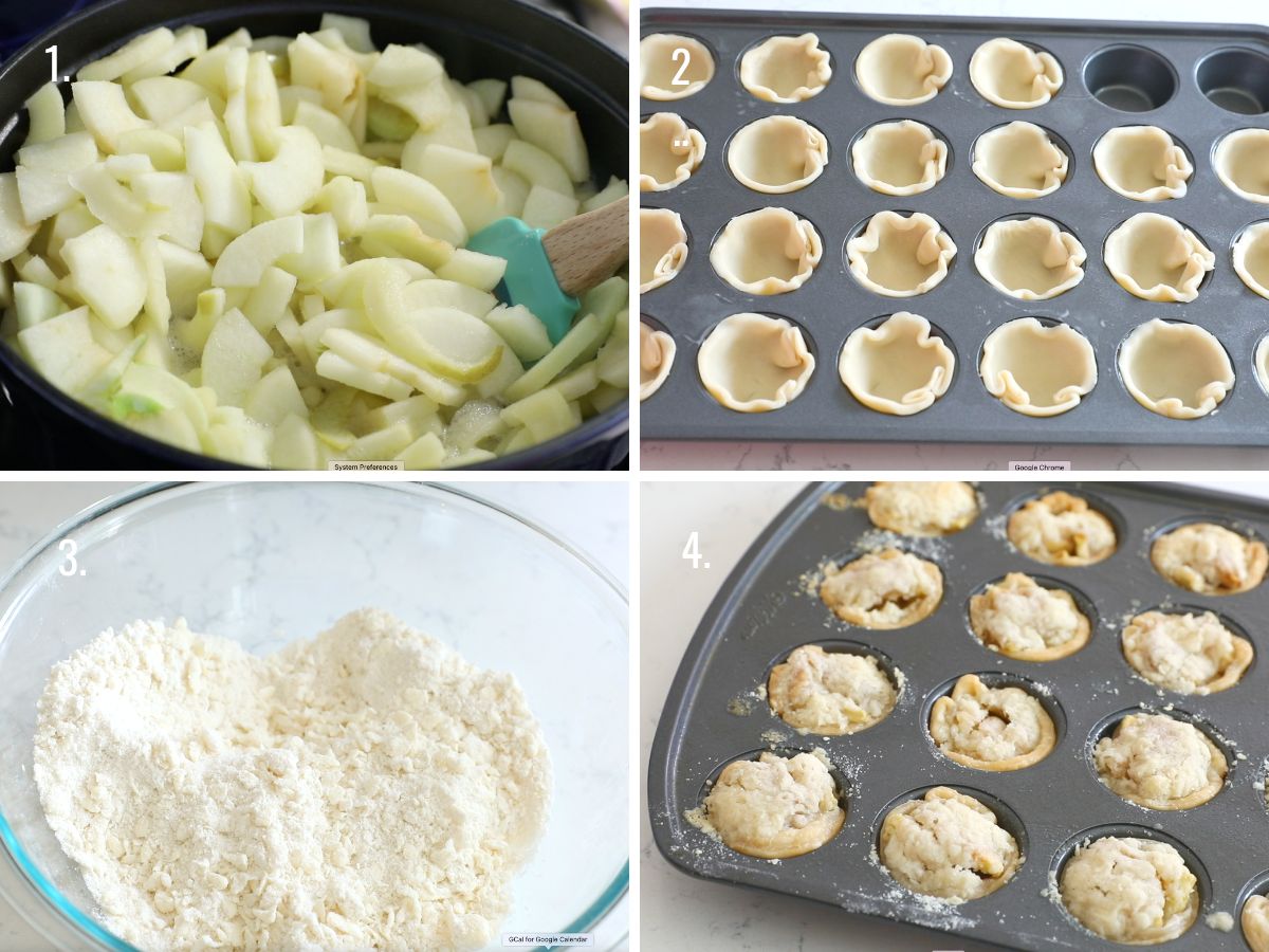 how to make mini apple pies 4 photos