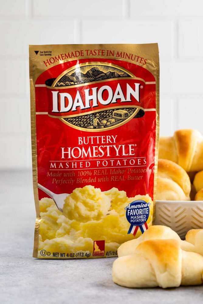 package of idahoan potatoes