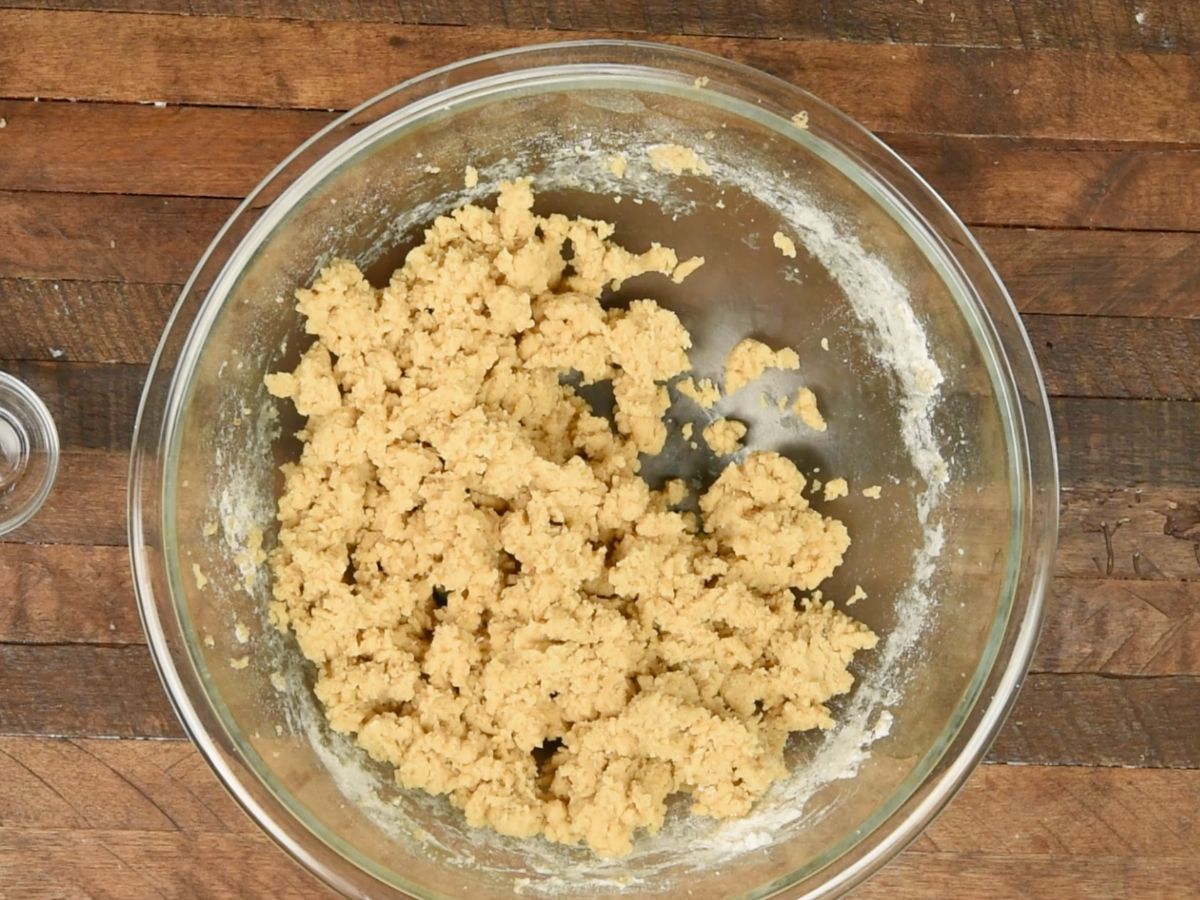 cookie dough in large bowl.
