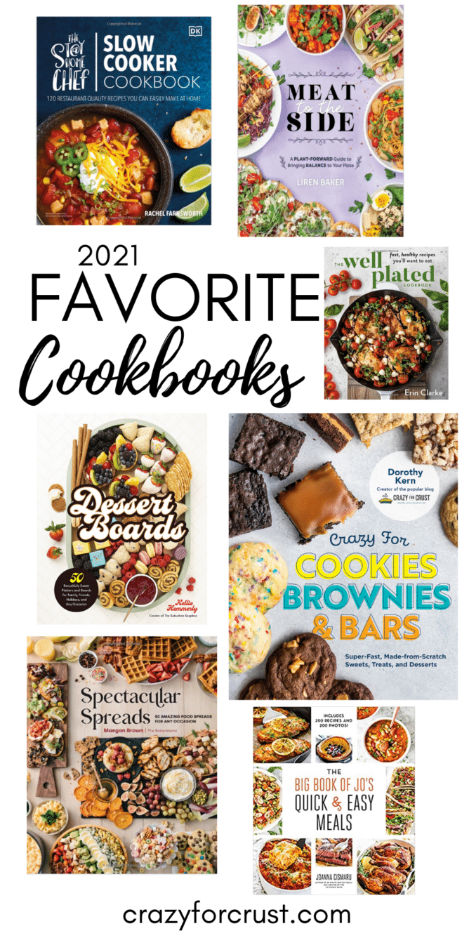 infographic of cookbooks