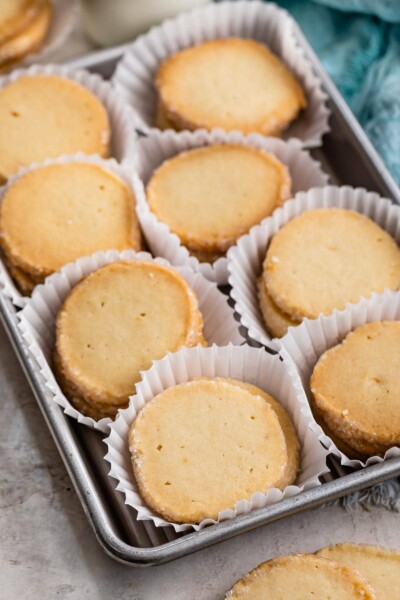 Easy Butter Cookies Recipe (Slice & Bake) - Crazy for Crust