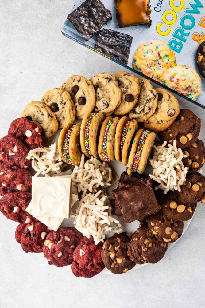 platter of cookies