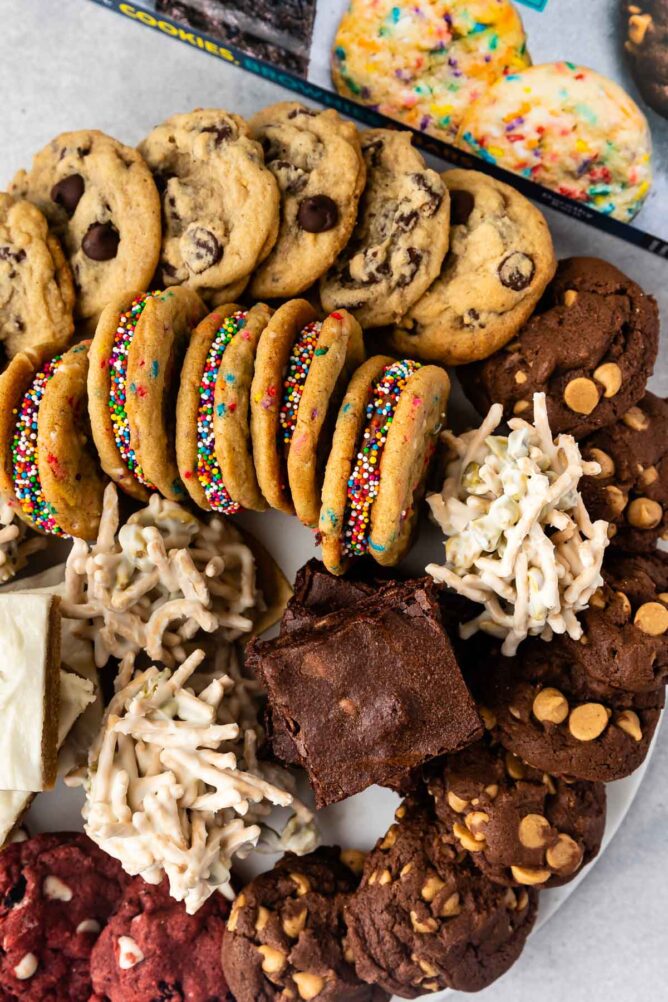 platter of cookies