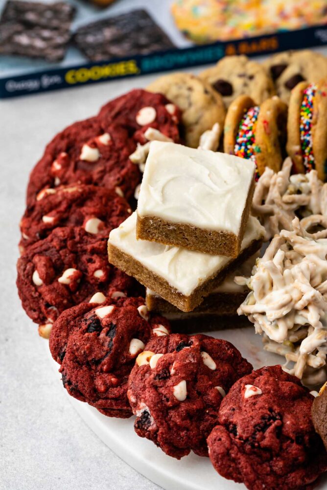 platter of cookies